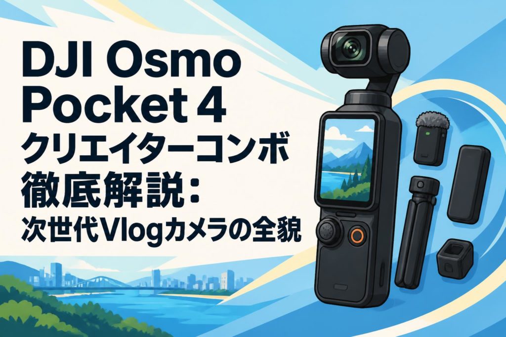 DJI Osmo Pocket 4 クリエイターコンボ徹底解説：次世代Vlogカメラの