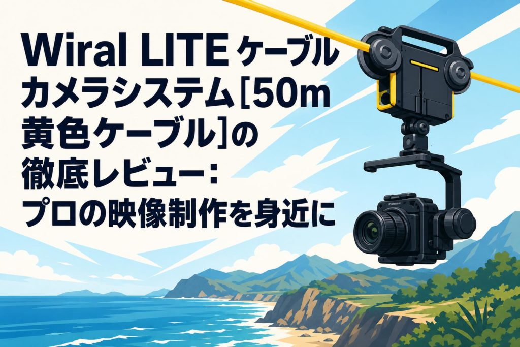 Wiral LITE ケーブルカメラシステム[50m 黄色ケーブル]の徹底レビュー