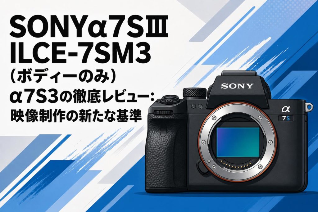 SONY ILCE-7SM3 ILCE-7SM3【しゅう】 ILCE-7SM3 | Камеры со сменной оптикой | Sony Средний Восток