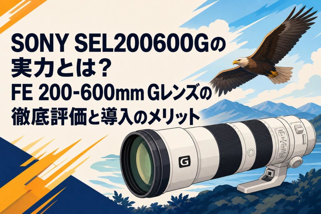 SONY SEL200600Gの実力とは？FE 200-600mm Gレンズの徹底評価と導入の