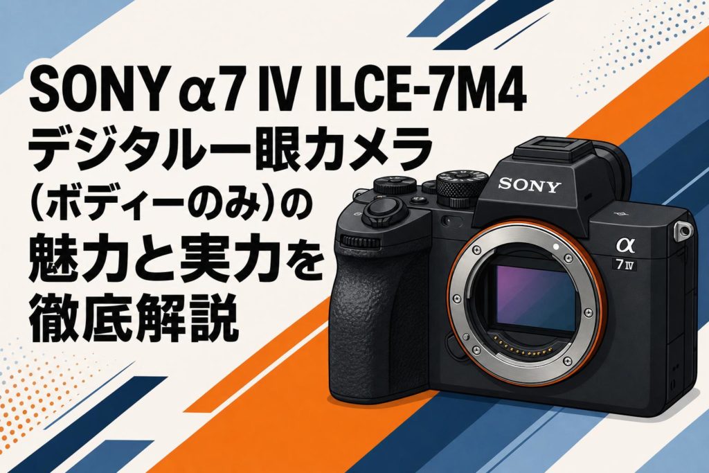 SONY デジタル一眼カメラ α7 IV ILCE-7M4 SONY(ソニー) フルサイズ ミラーレス一眼カメラ α7IV ILCE-7M4