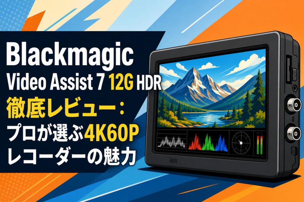 Blackmagic Video Assist 7 12G HDR徹底レビュー：プロが選ぶ4K60P