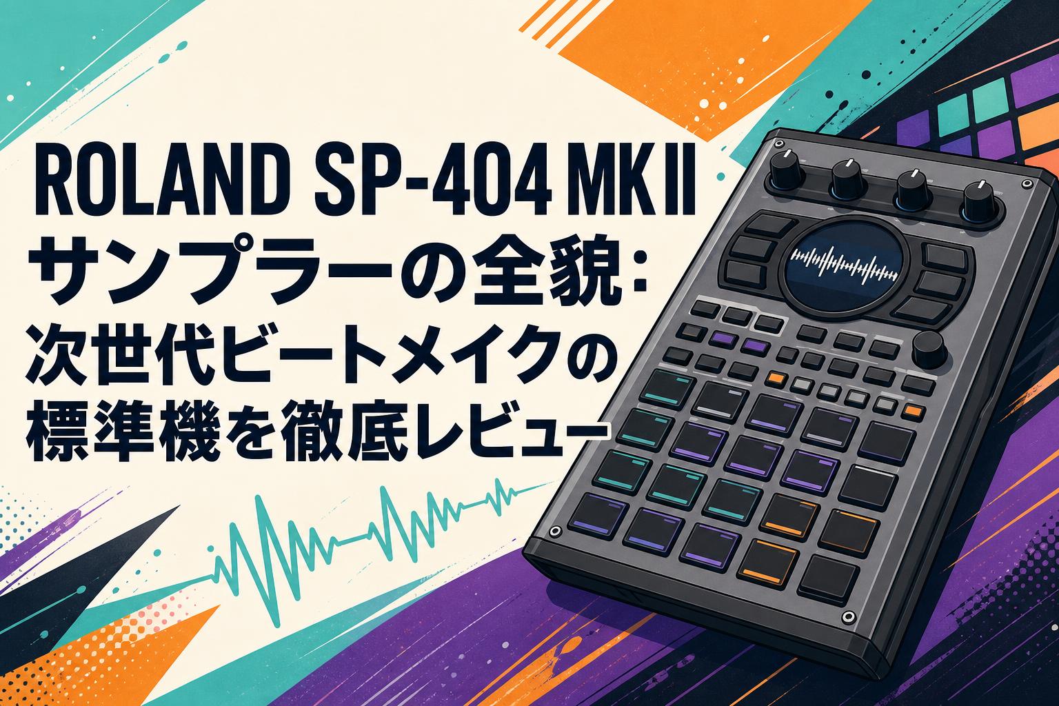 ROLAND SP-404 MK II サンプラーの全貌：次世代ビートメイクの標準機を