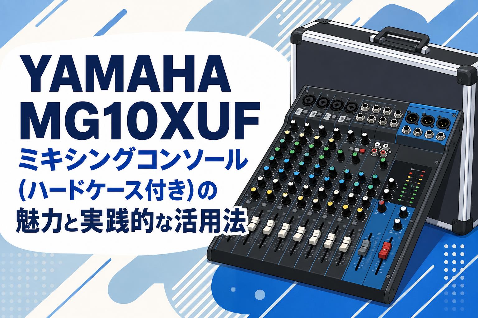 YAMAHA MG10XUF ミキシングコンソール(ハードケース付き)の魅力と実践