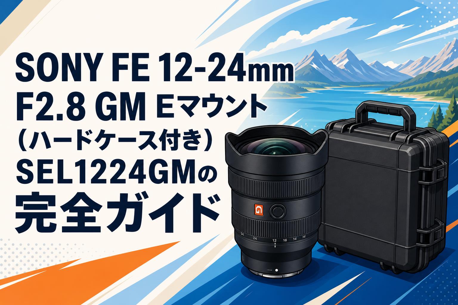 SONY FE 12-24mm F2.8 GM Eマウント（ハードケース付き）SEL1224GMの