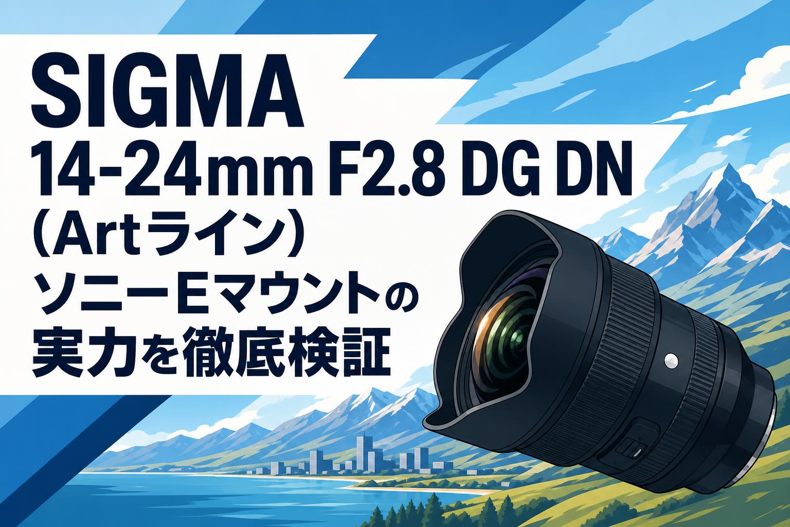 SIGMA 14-24mm F2.8 DG DN (Artライン) ソニーEマウントの実力を徹底