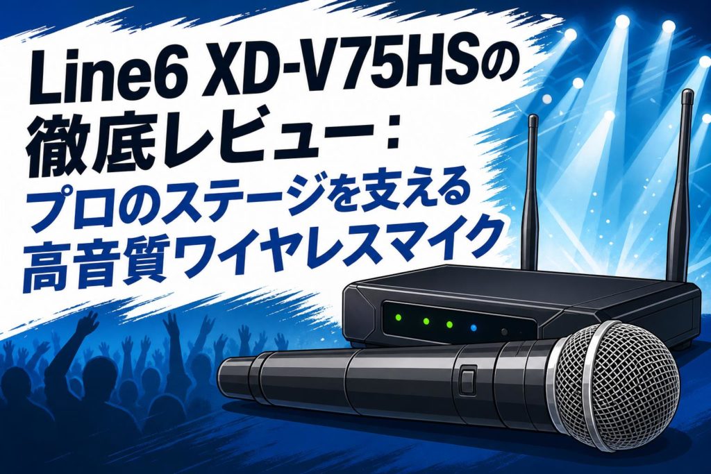 Line6 XD-V75HSの徹底レビュー：プロのステージを支える高音質