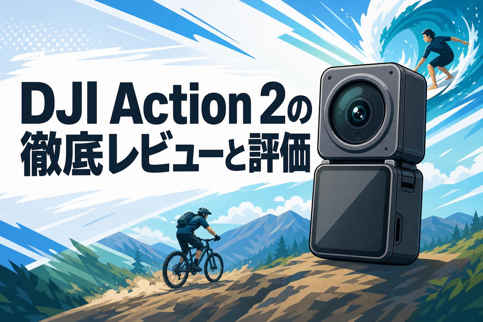DJI（ディージェーアイ）の革新的カメラ、DJI Action 2の徹底レビュー