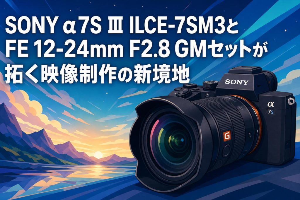SONY α7S Ⅲ ILCE-7SM3とFE 12-24mm F2.8 GMセットが拓く映像制作の新