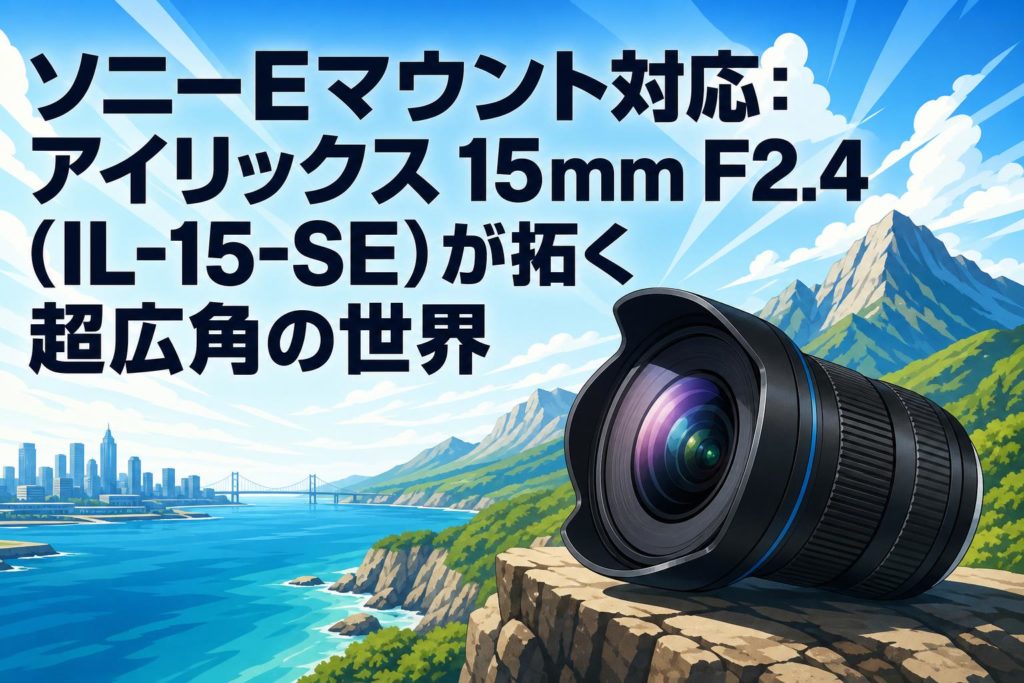 ソニーEマウント対応：アイリックス 15mm F2.4 (IL-15-SE) が拓く超