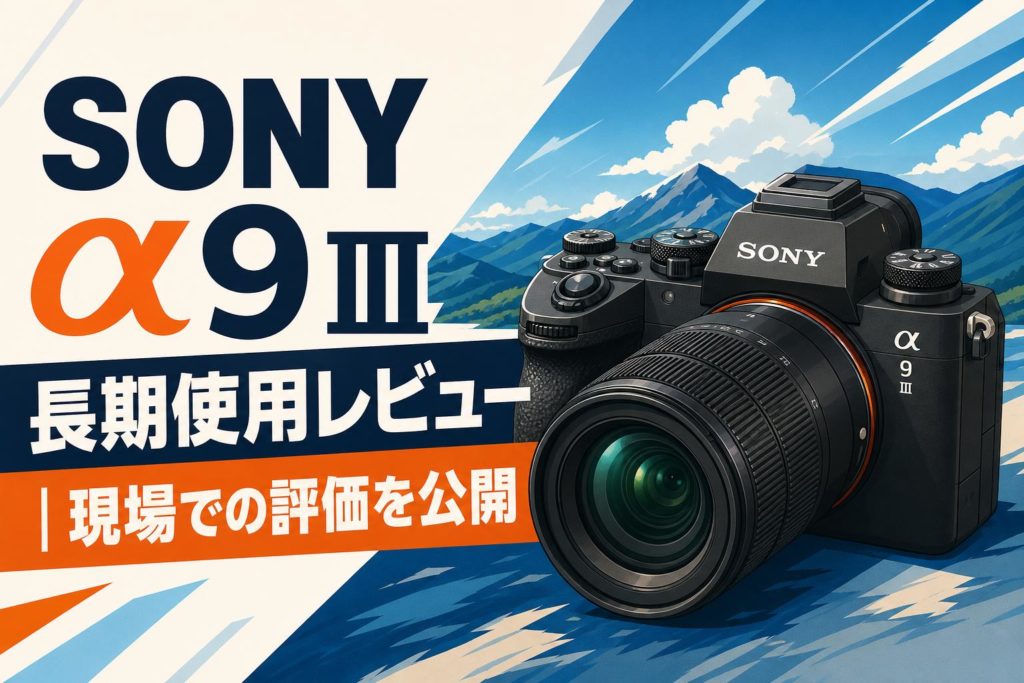 SONY α9 III 長期使用レビュー｜現場での評価を公開 | PANDA TIMES