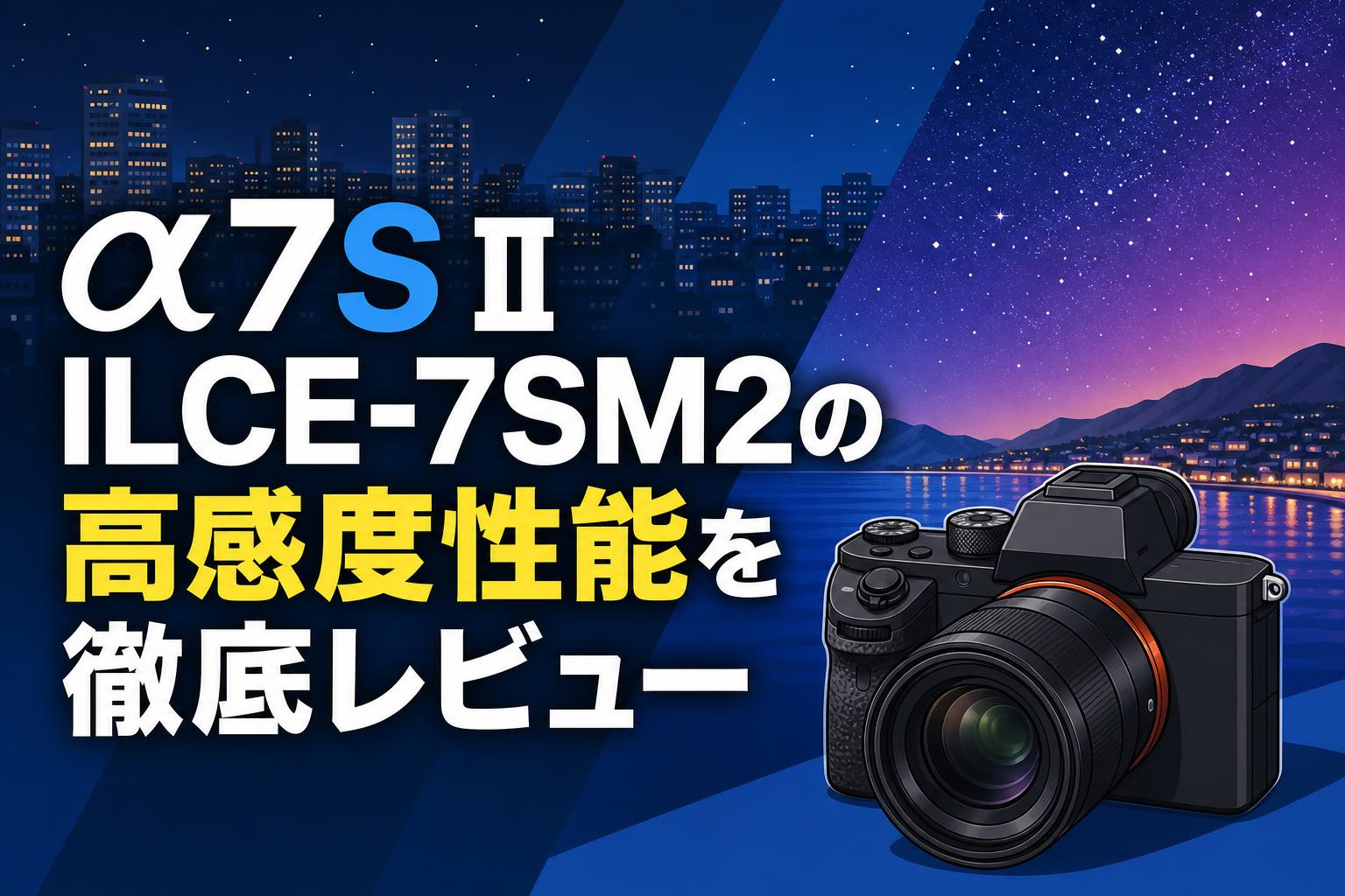 α7S II ILCE-7SM2の高感度性能を徹底レビュー | PANDA TIMES（パンダ