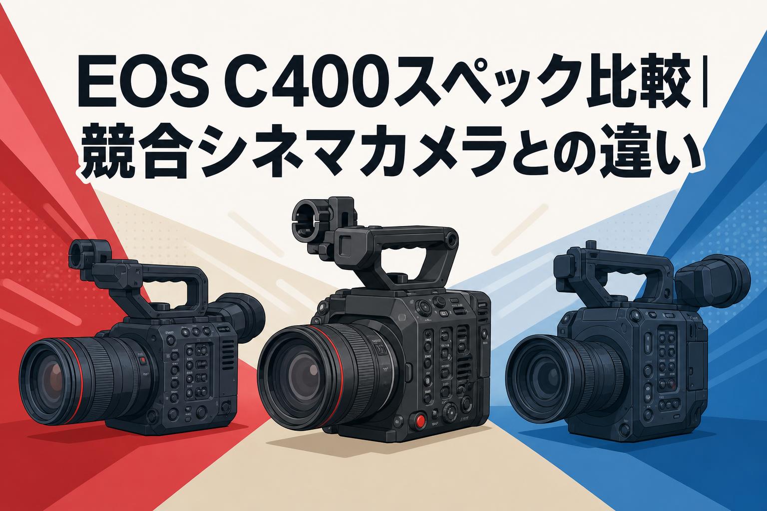 EOS C400スペック比較｜競合シネマカメラとの違い | PANDA TIMES