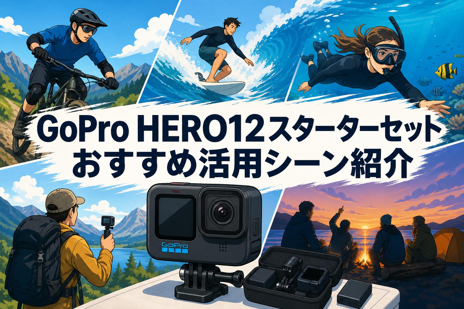GoPro HERO12スターターセットおすすめ活用シーン紹介 | PANDA TIMES