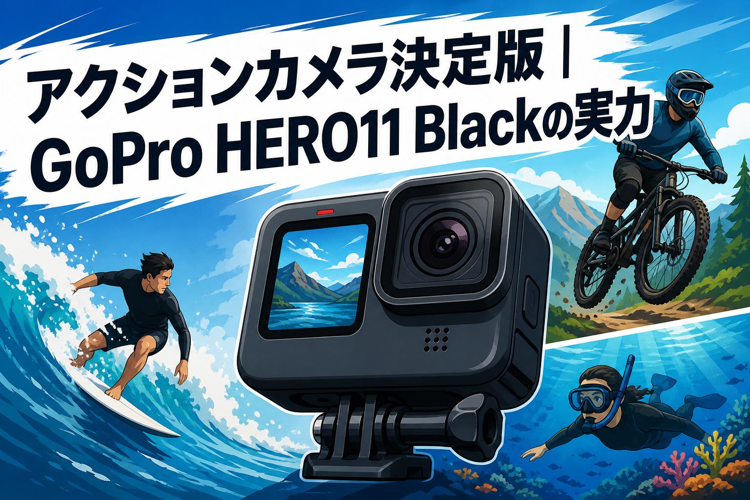 アクションカメラ決定版｜GoPro HERO11 Blackの実力 | PANDA TIMES