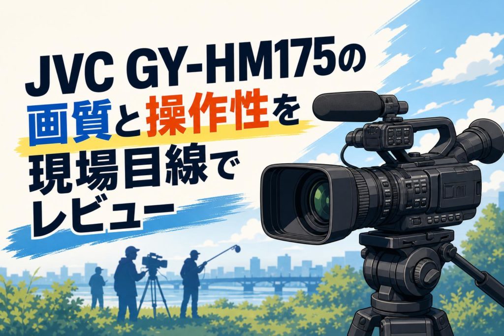 JVC GY-HM175の画質と操作性を現場目線でレビュー | PANDA TIMES