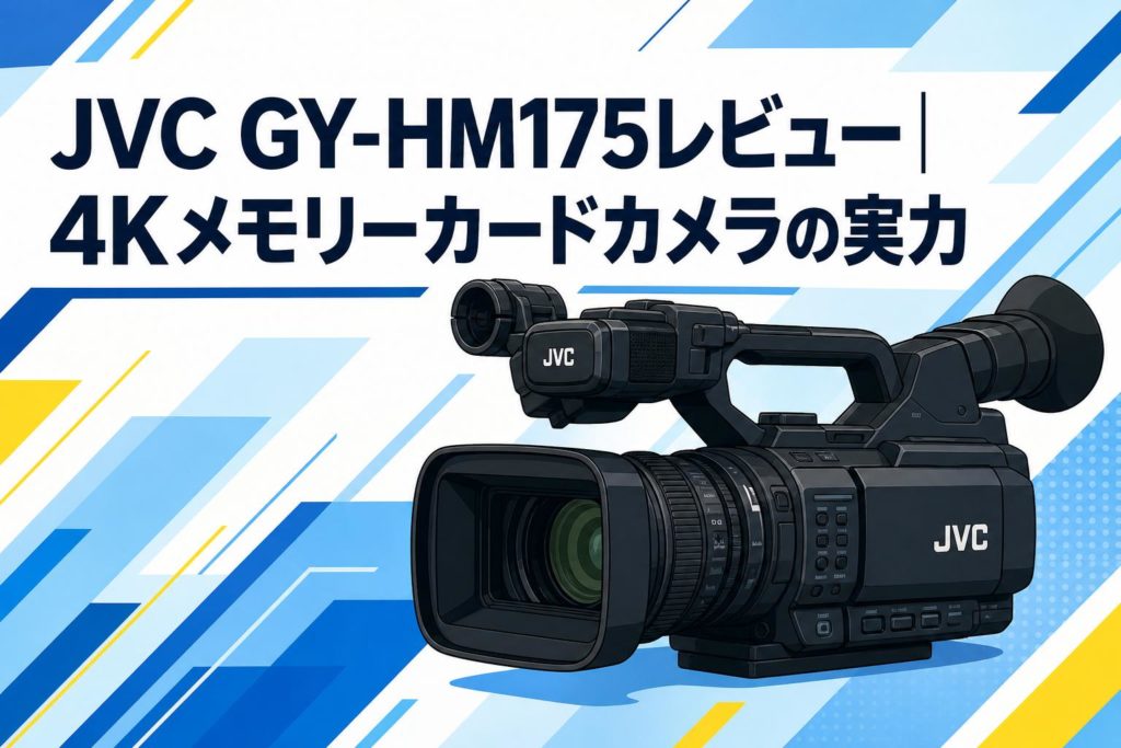 JVC GY-HM175レビュー｜4Kメモリーカードカメラの実力 | PANDA TIMES