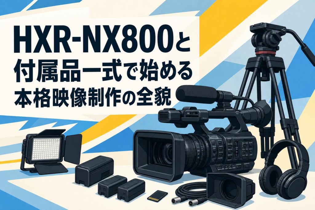 HXR-NX800と付属品一式で始める本格映像制作の全貌 | PANDA TIMES