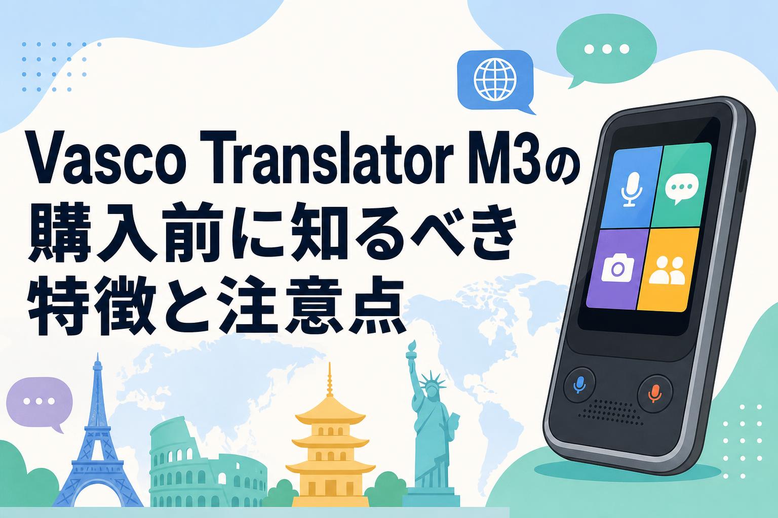 Vasco Translator M3の購入前に知るべき特徴と注意点 | PANDA TIMES