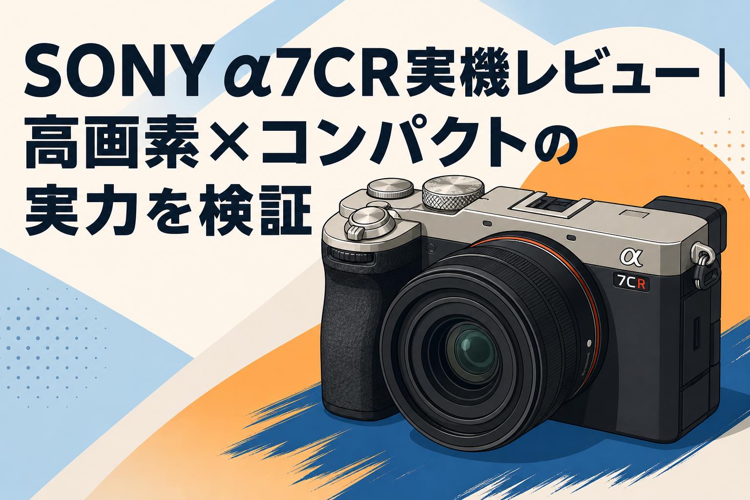 SONY α7CR実機レビュー｜高画素×コンパクトの実力を検証 | PANDA TIMES