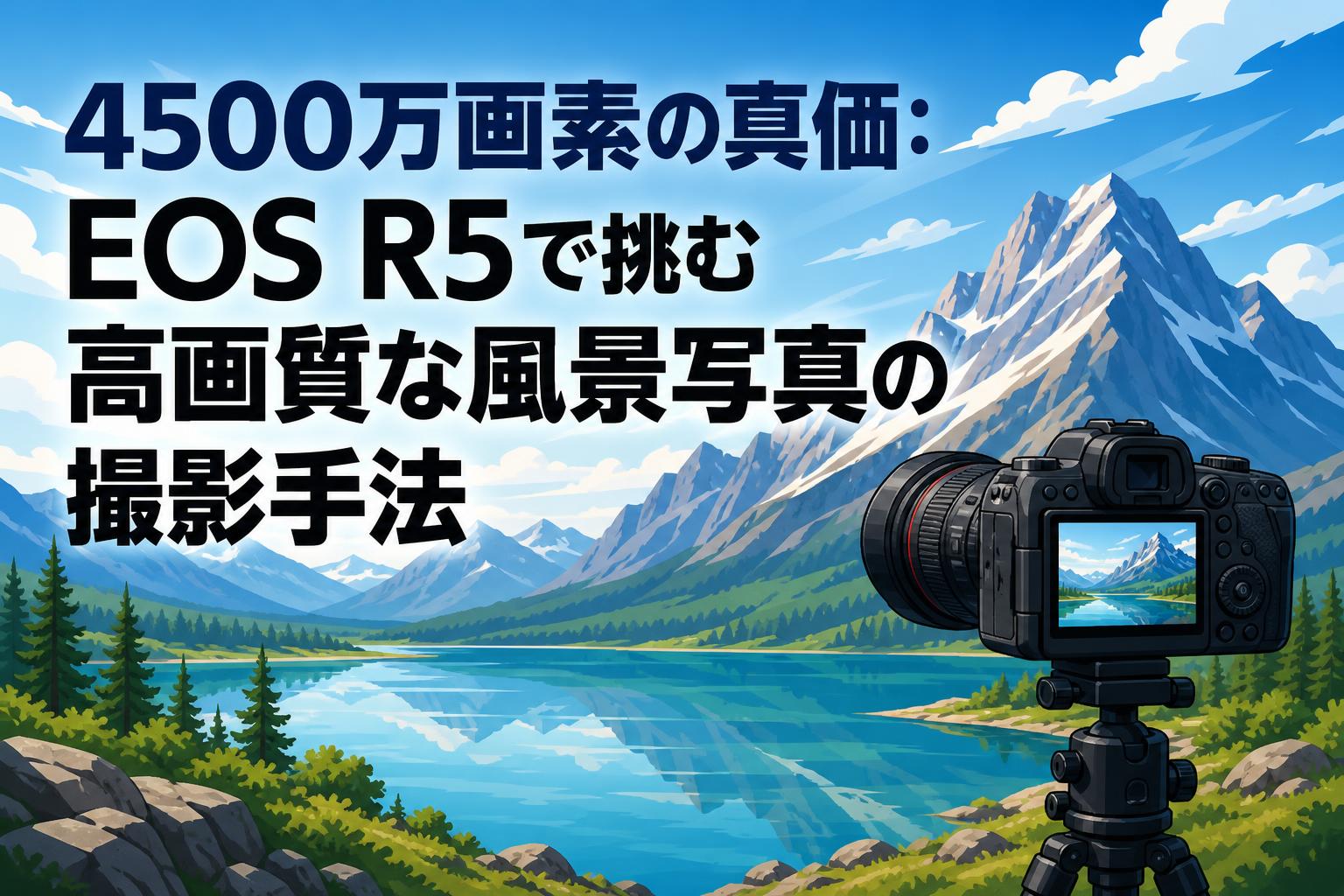4500万画素の真価：EOS R5で挑む高画質な風景写真の撮影手法 | PANDA