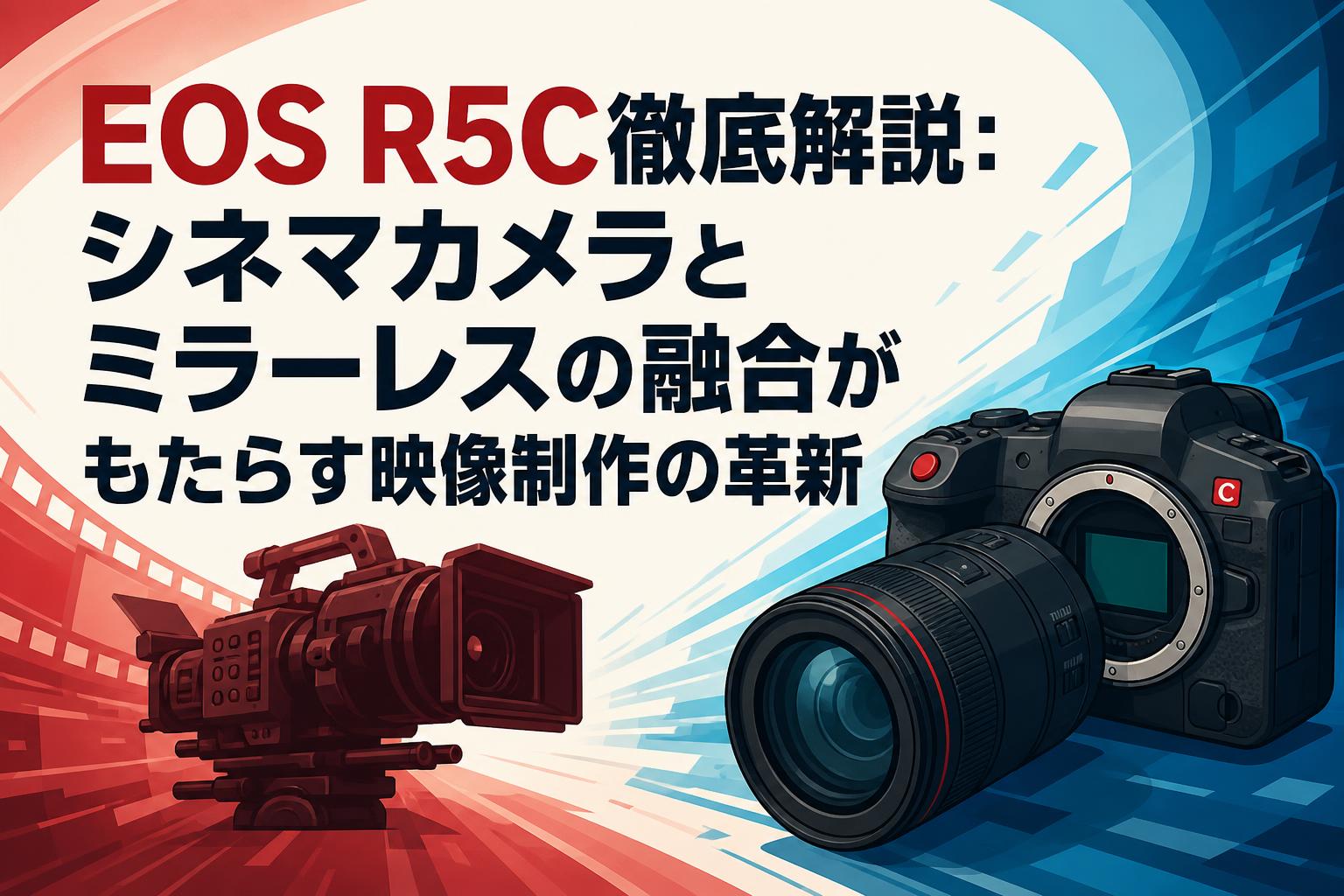 EOS R5C徹底解説：シネマカメラとミラーレスの融合がもたらす映像制作
