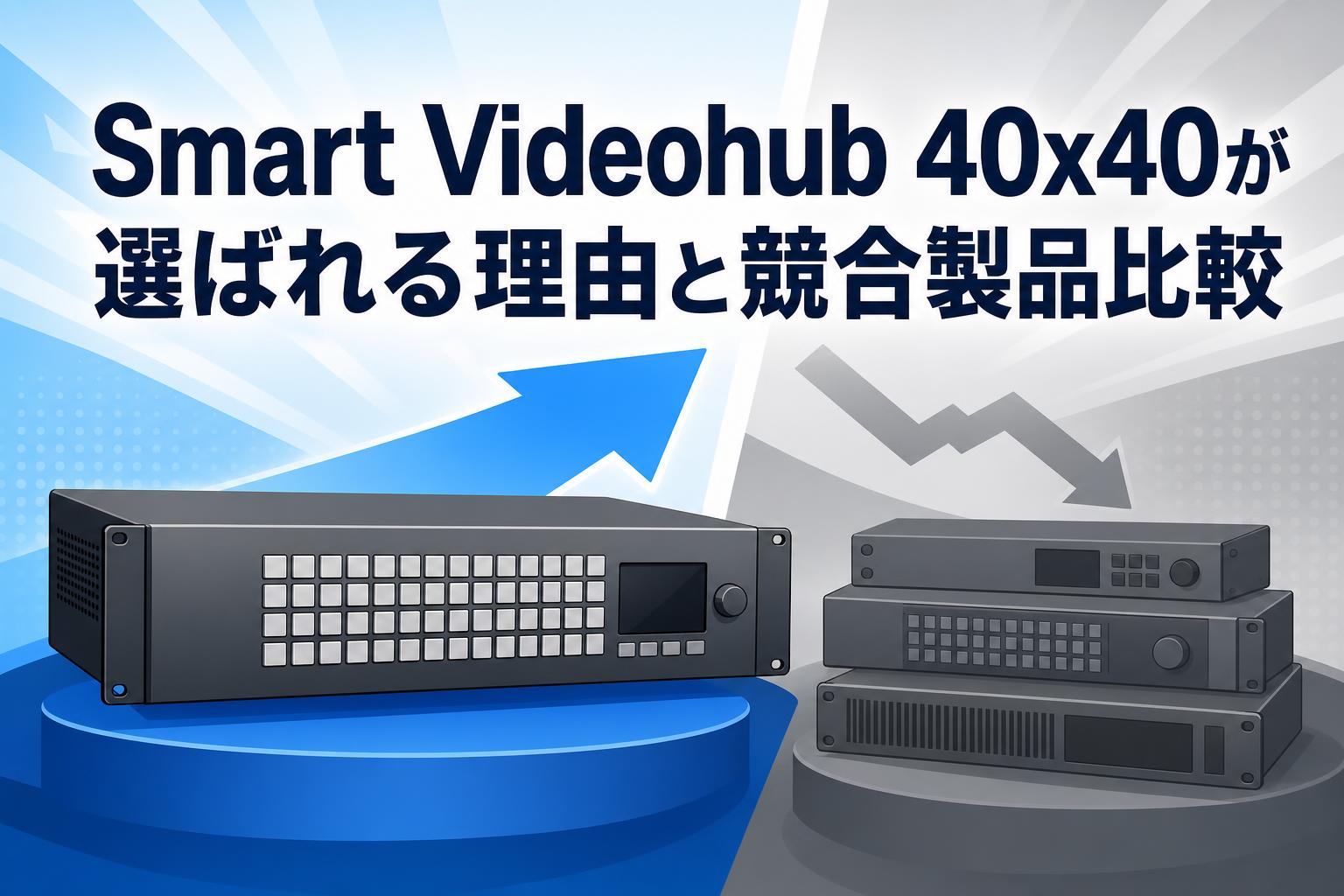 Smart Videohub 40×40が選ばれる理由と競合製品比較 | PANDA TIMES