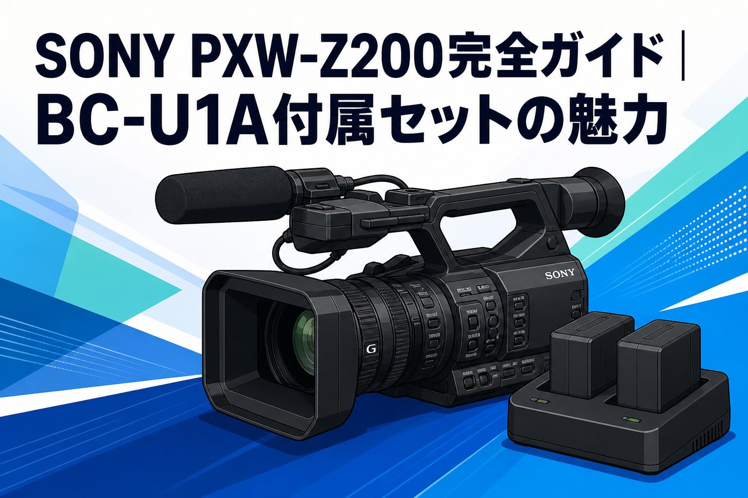 SONY PXW-Z200完全ガイド｜BC-U1A付属セットの魅力 | PANDA TIMES