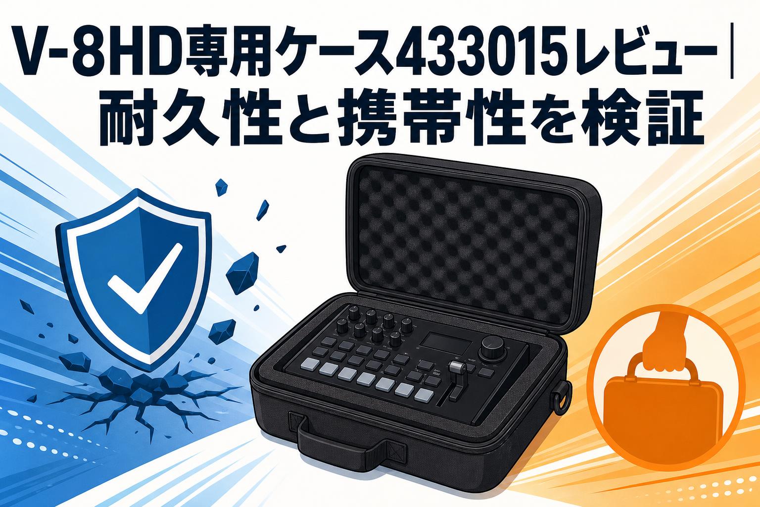 V-8HD専用ケース433015レビュー｜耐久性と携帯性を検証 | PANDA TIMES