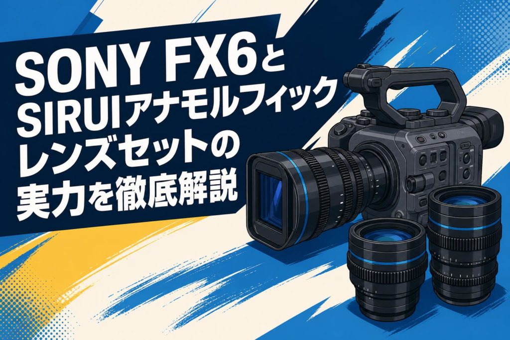 SONY FX6とSIRUIアナモルフィックレンズセットの実力を徹底解説