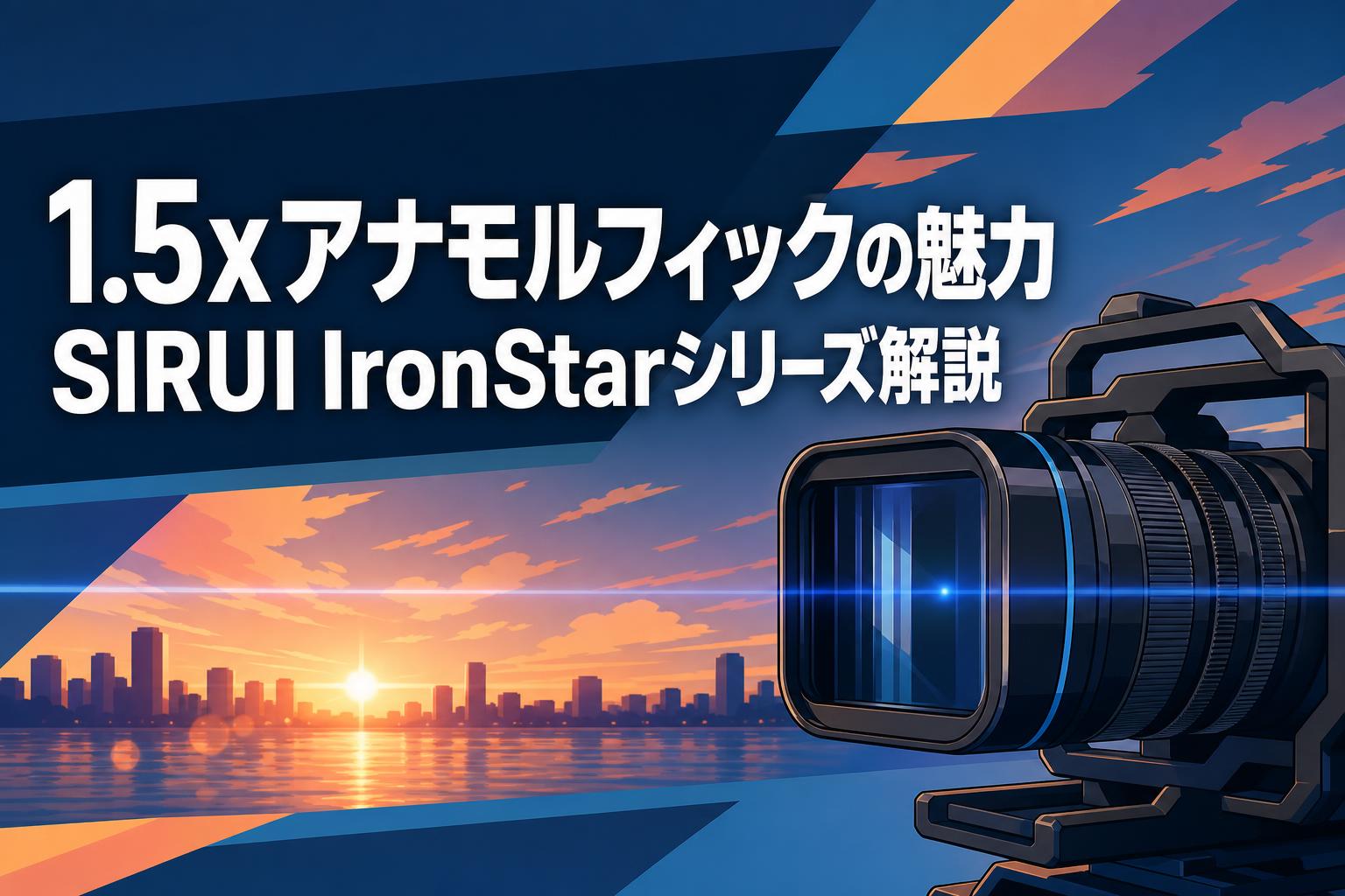 1.5xアナモルフィックの魅力 SIRUI IronStarシリーズ解説 | PANDA