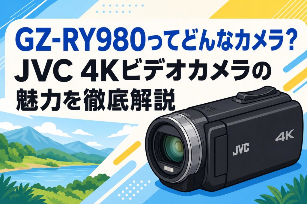 GZ-RY980ってどんなカメラ？JVC 4Kビデオカメラの魅力を徹底解説