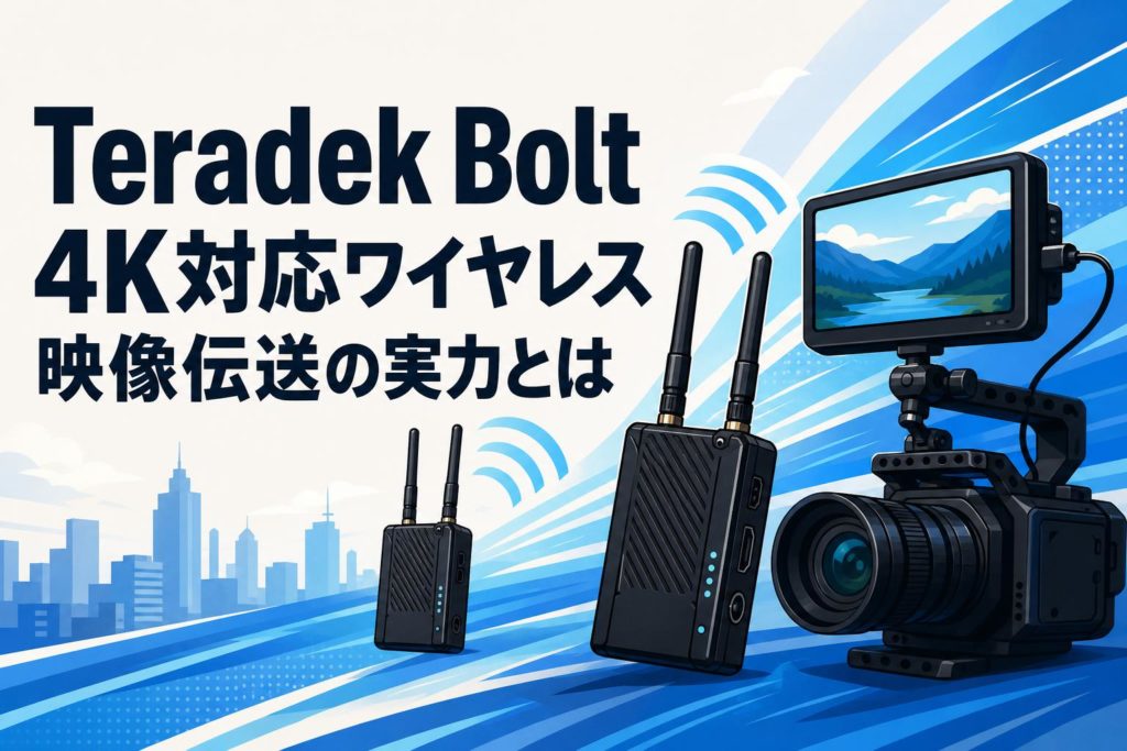 Teradek Bolt 4K対応ワイヤレス映像伝送の実力とは | PANDA TIMES