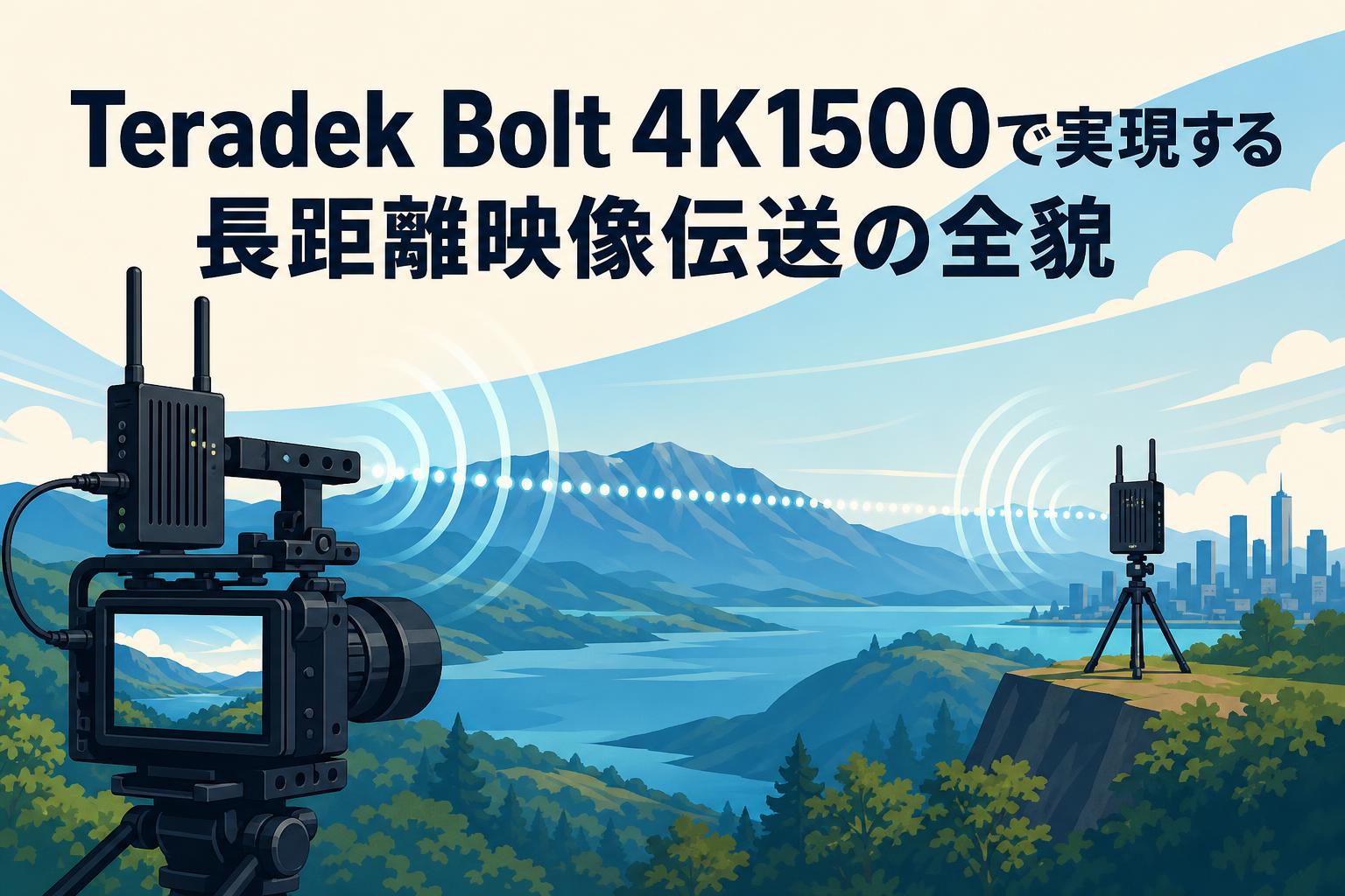 Teradek Bolt 4K1500で実現する長距離映像伝送の全貌 | PANDA TIMES