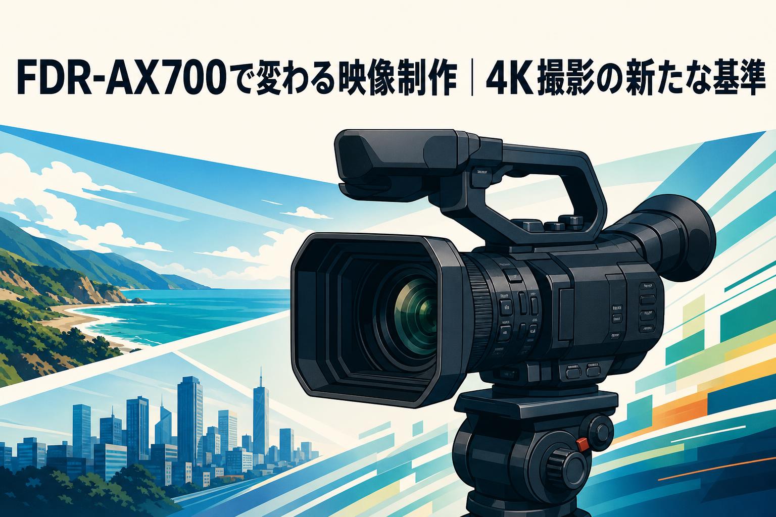 FDR-AX700で変わる映像制作｜4K撮影の新たな基準 | PANDA TIMES
