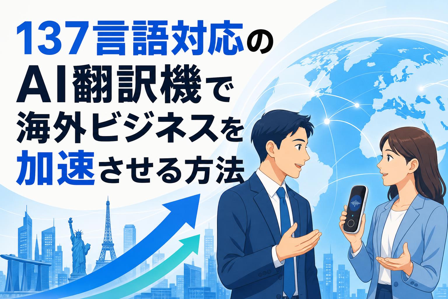 137言語対応のAI翻訳機で海外ビジネスを加速させる方法 | PANDA TIMES 