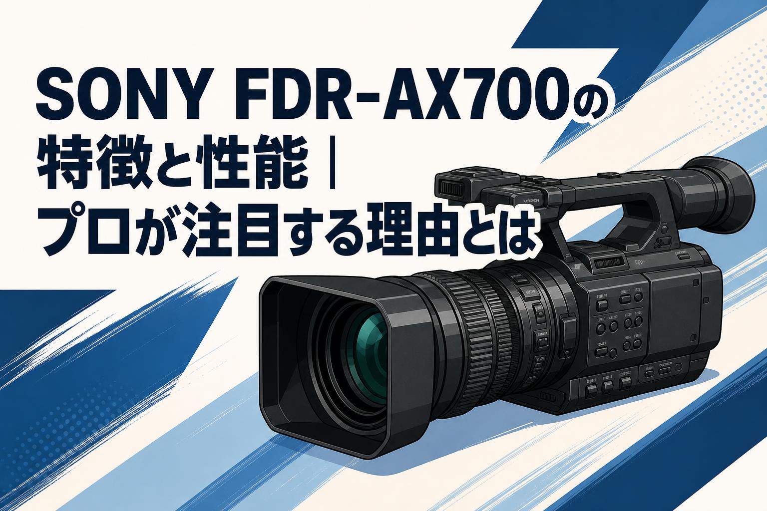 SONY FDR-AX700 長期保証あります。綺麗です。 SONY 4K ビデオカメラ Handycam FDR-AX700