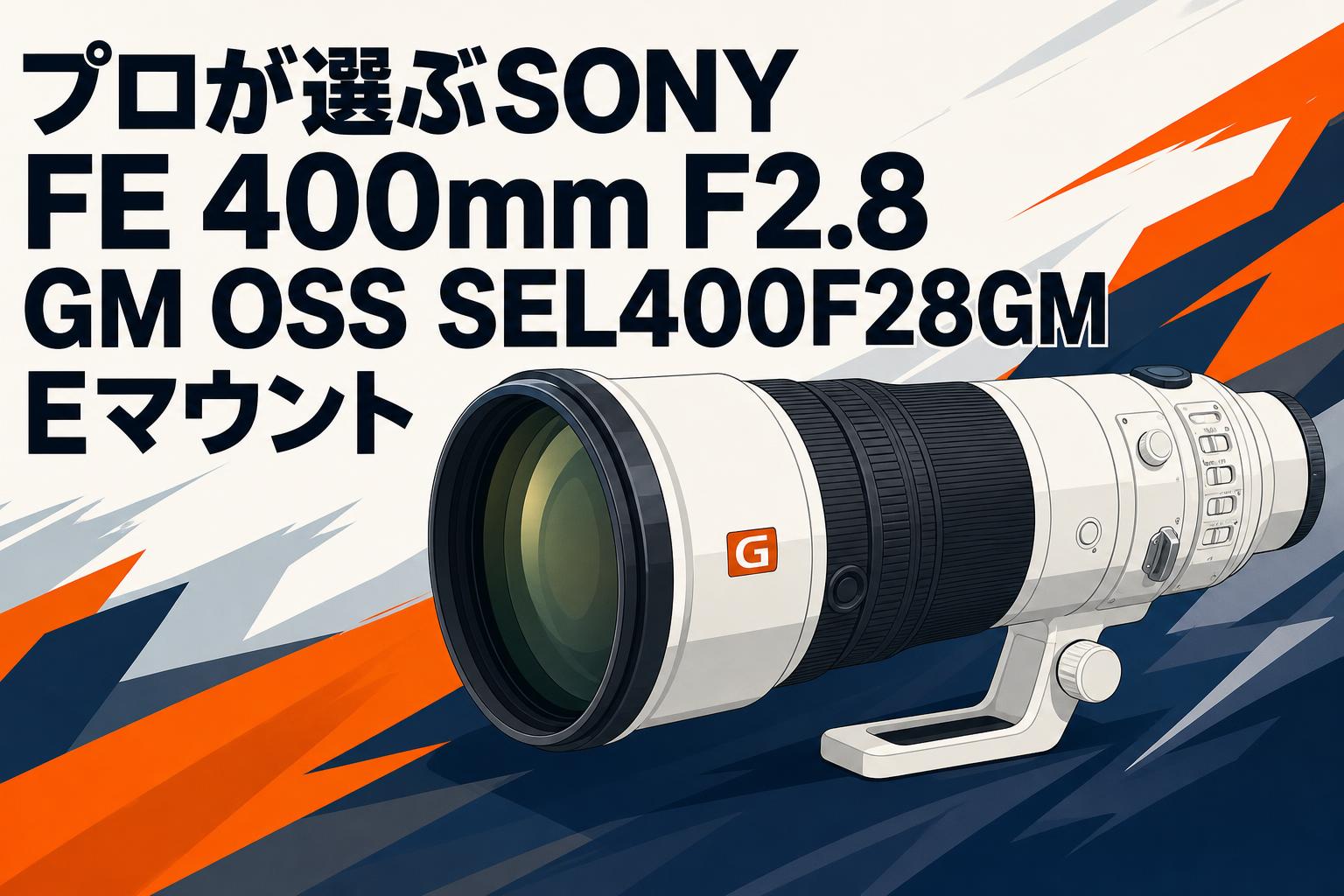 プロが選ぶSONY FE 400mm F2.8 GM OSS SEL400F28GM Eマウント | PANDA