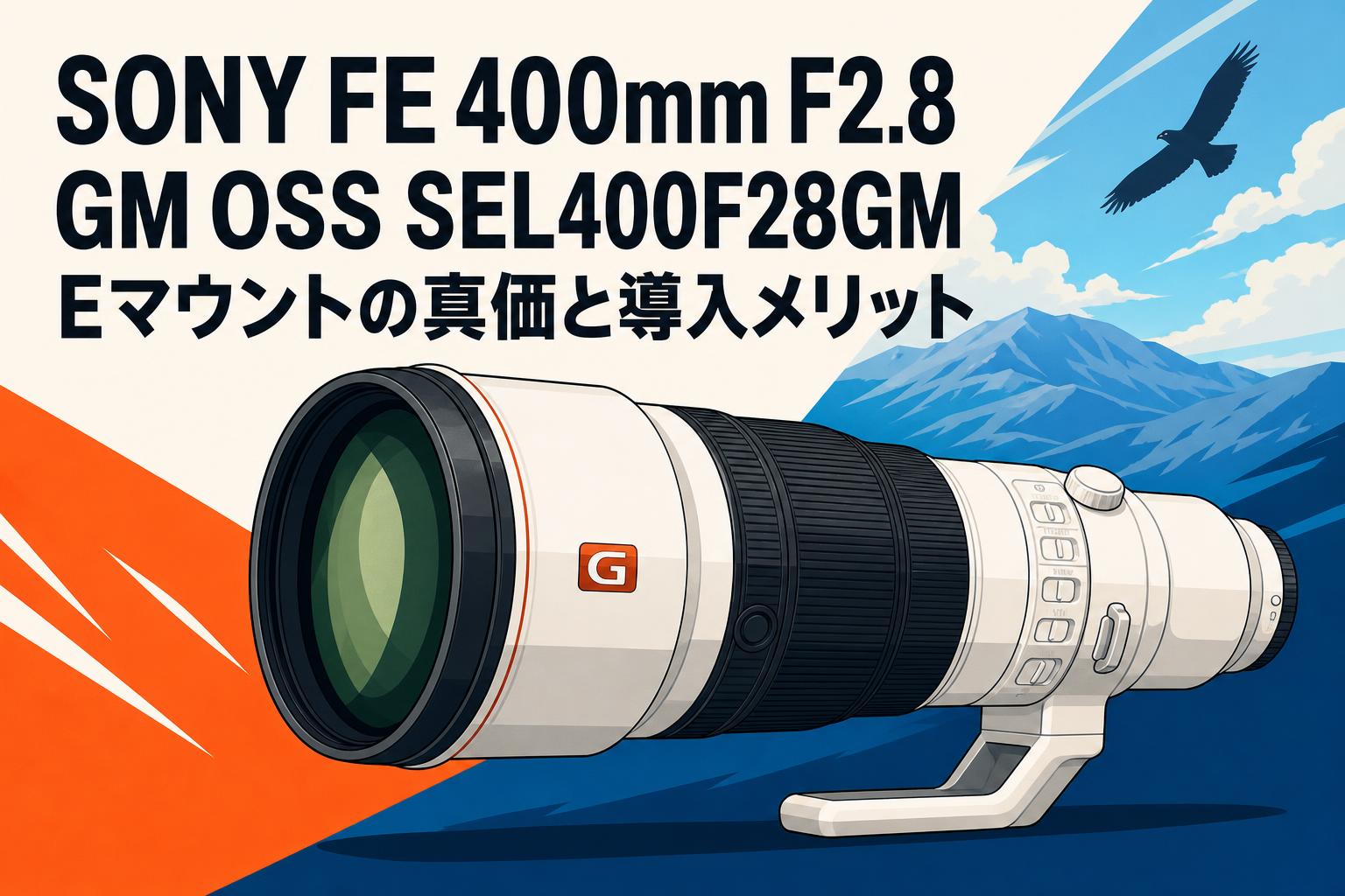 SONY FE 400mm F2.8 GM OSS SEL400F28GM Eマウントの真価と導入