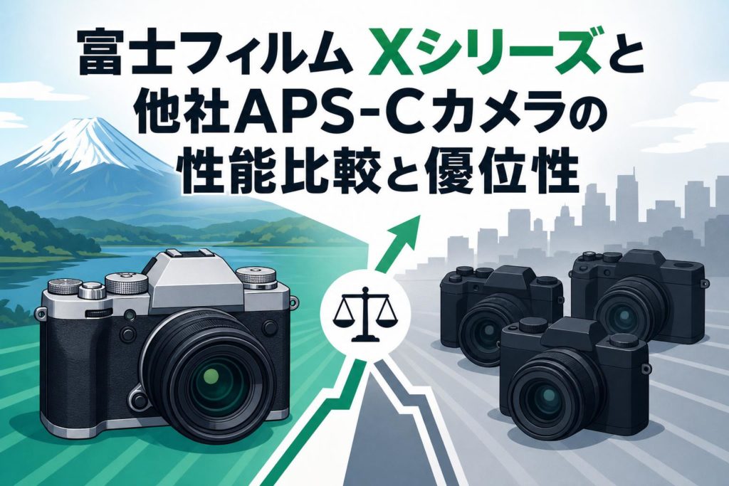 富士フイルム　APSカメラ  (新品)　フイルムカメラ入門に最適！ 富士フィルム Xシリーズと他社APS-Cカメラの性能比較と優位性 | PANDA