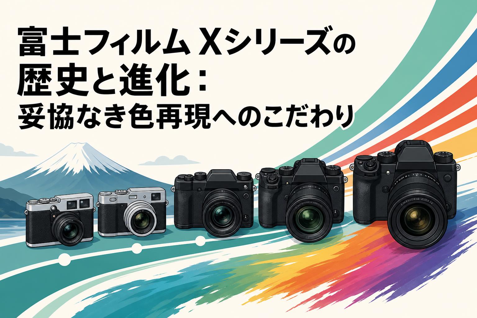 富士フィルム Xシリーズの歴史と進化：妥協なき色再現へのこだわり