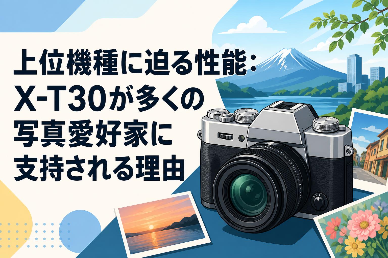 上位機種に迫る性能：X-T30が多くの写真愛好家に支持される理由
