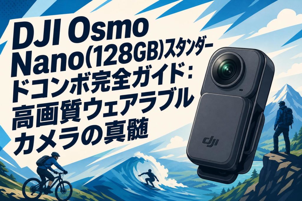 DJI Osmo Nano(128GB)スタンダードコンボ完全ガイド：高画質