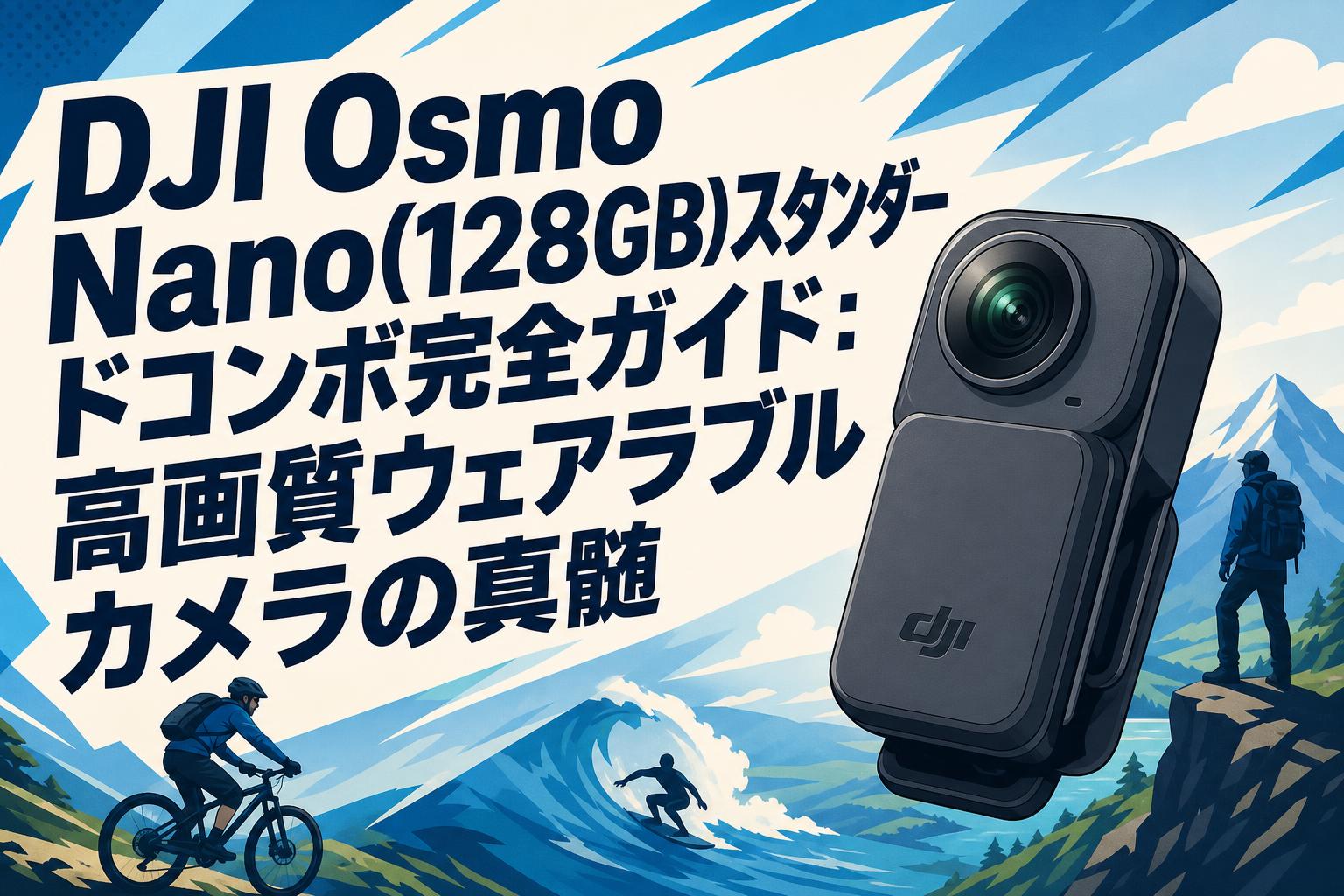 DJI Osmo Nano(128GB)スタンダードコンボ完全ガイド：高画質