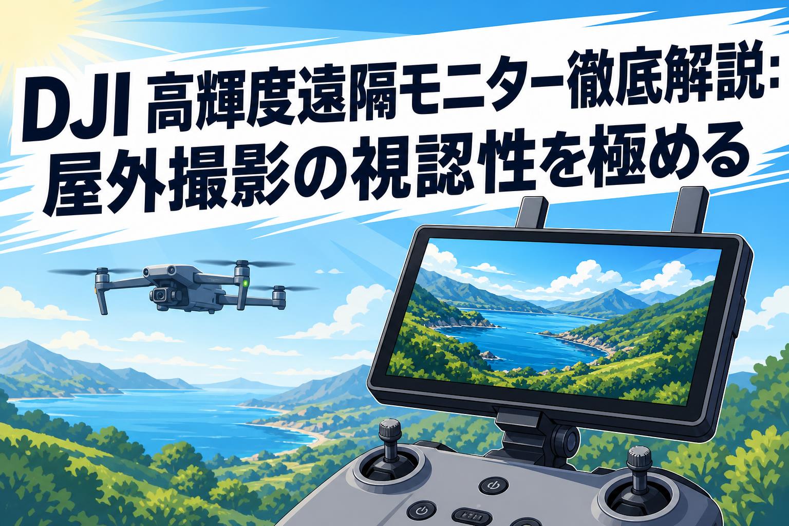 DJI 高輝度遠隔モニター徹底解説:屋外撮影の視認性を極める | PANDA DJI 高輝度遠隔モニター徹底解説:屋外撮影の視認性を極める | PANDA