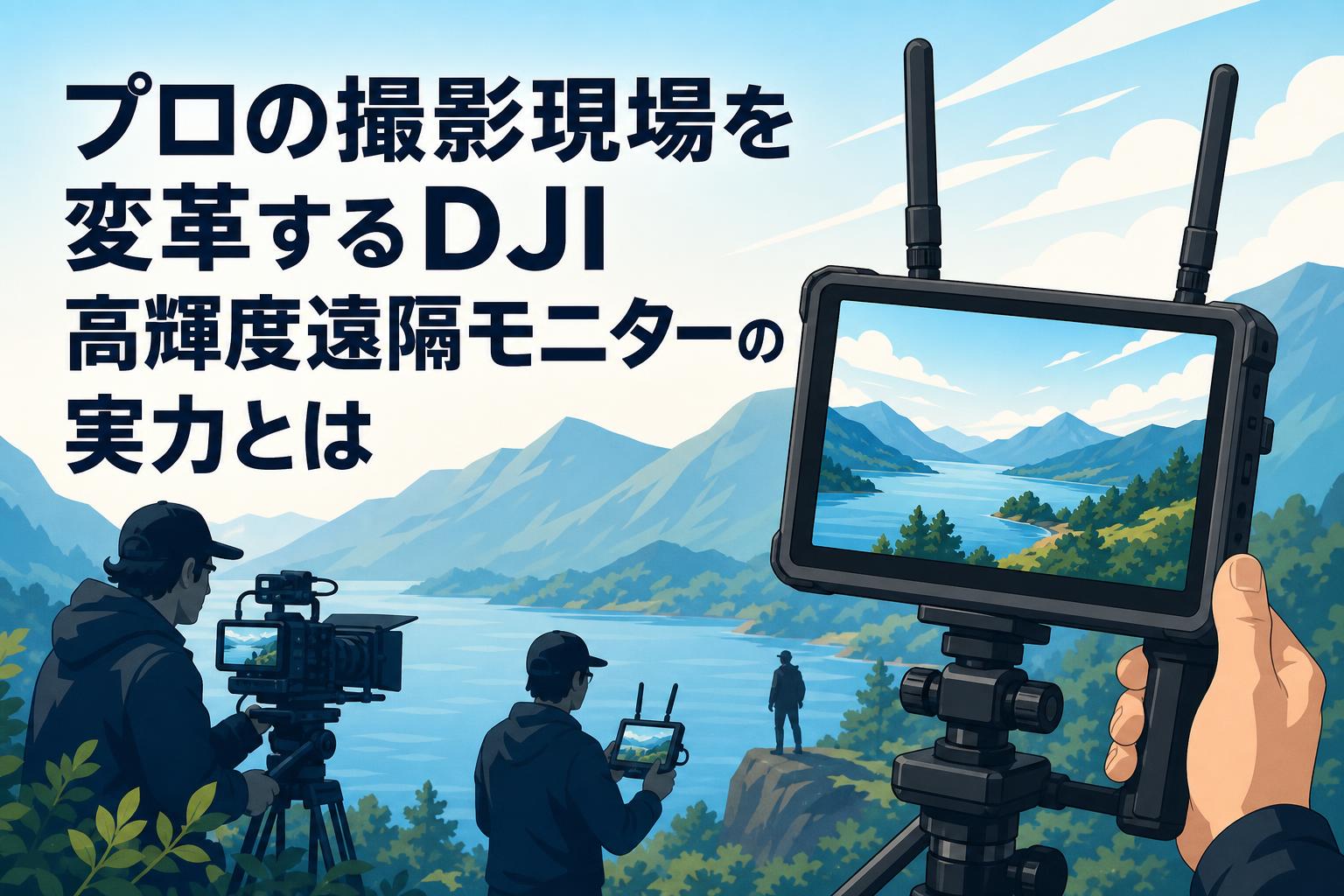 プロの撮影現場を変革するDJI 高輝度遠隔モニターの実力とは | PANDA