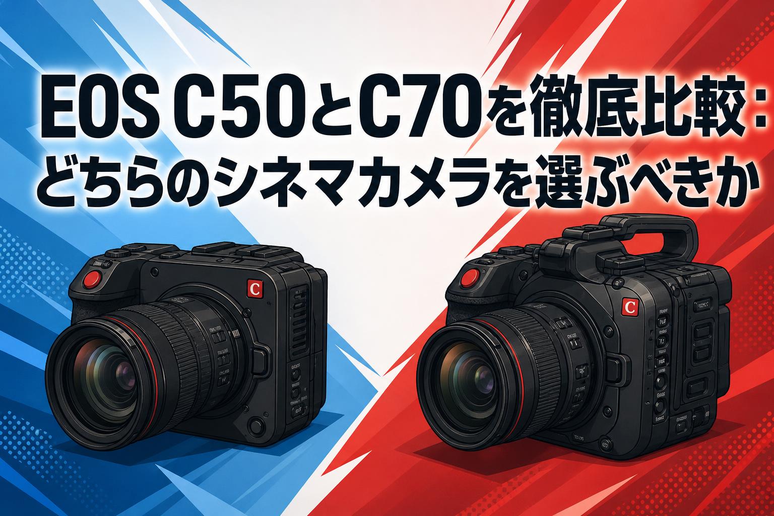 EOS C50とC70を徹底比較：どちらのシネマカメラを選ぶべきか | PANDA