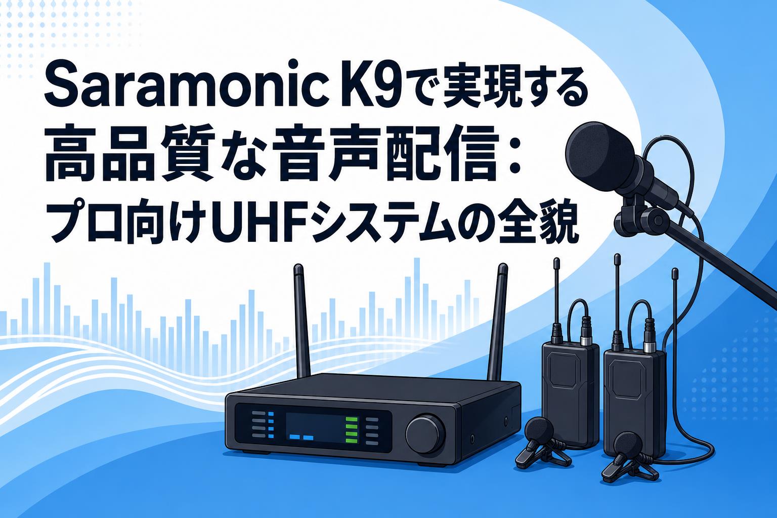 Saramonic K9で実現する高品質な音声配信：プロ向けUHFシステムの全貌