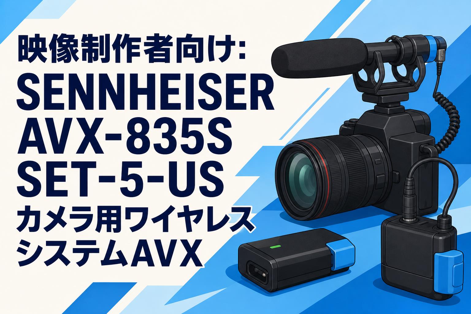 映像制作者向け：SENNHEISER AVX-835S SET-5-US カメラ用ワイヤレス