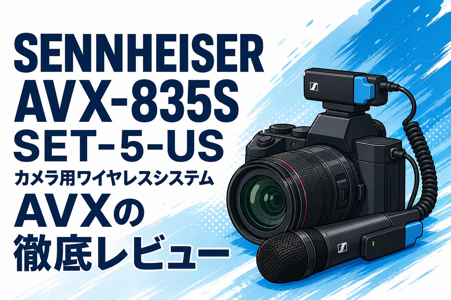 SENNHEISER AVX-835S SET-5-US カメラ用ワイヤレスシステムAVXの徹底